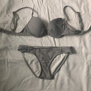 Striped bikini